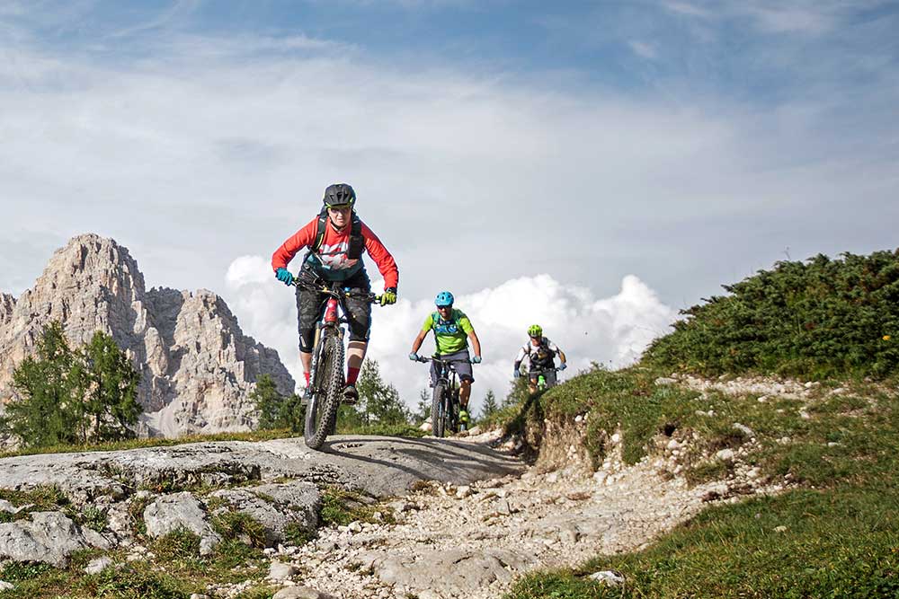 Italia - Cortina d´Ampezzo<br />
Pyöräilyn omatoimimatkat