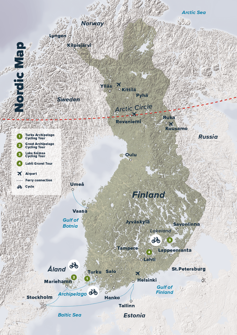 Nordic map