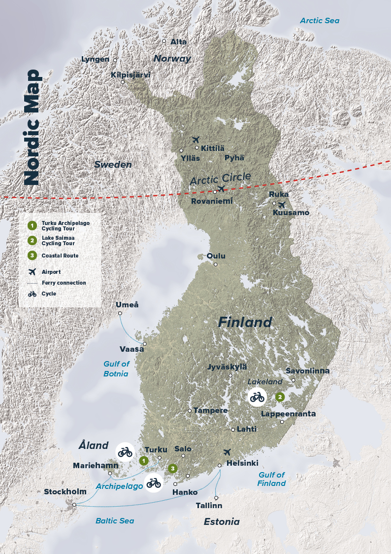 Incoming Nordic map